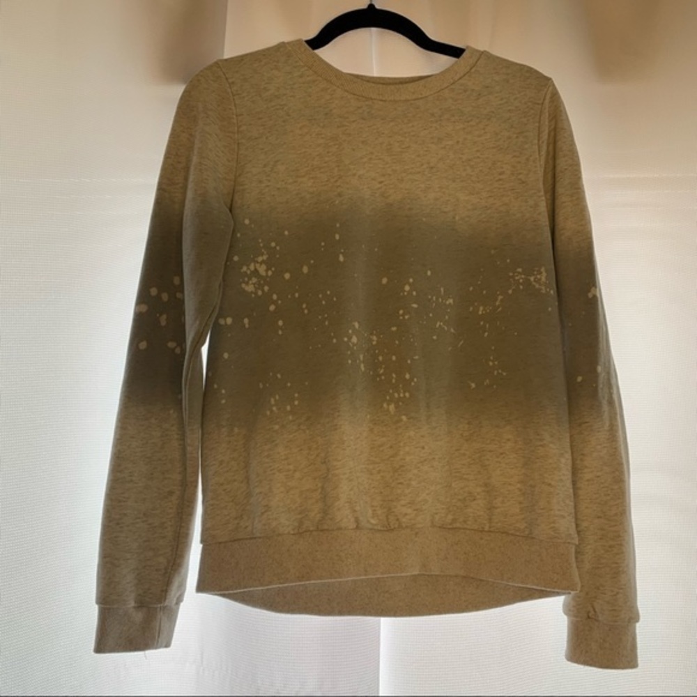 Kendall Lane Women's Sweatshirt Bleach Dye Sweatshirt Cute Sweatshirt Small